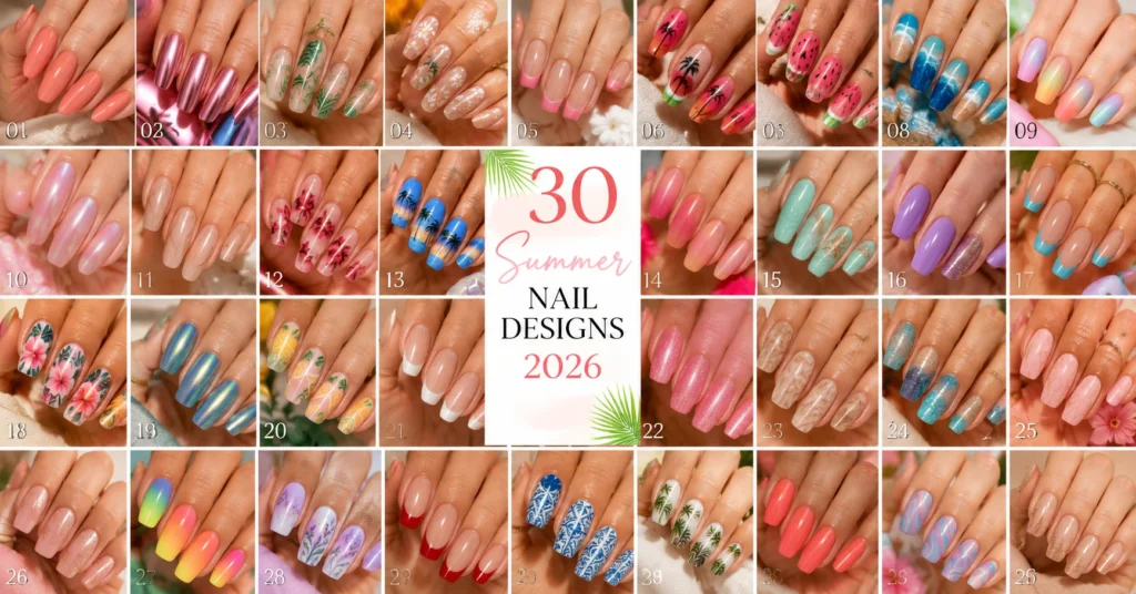 30 best summer nail designs 2026 featuring trendy nail art ideas for every occasion