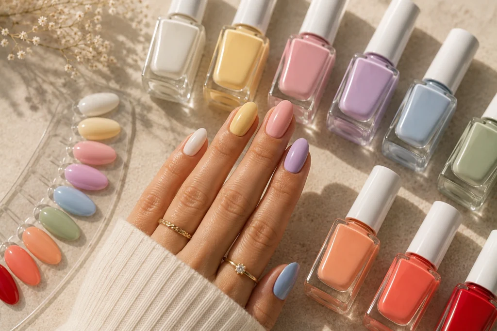Trending classy summer nail colors for 2026